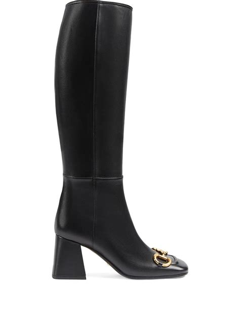 gucci men's winter boots|Gucci print thigh high boots.